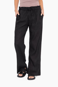 Wide Leg Resort Radiance Pant - Black