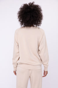 Elevated Crew Neck Pullover - Rose or Natural