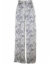 Load image into Gallery viewer, Rue Satin Pants - Zebra blk / white print
