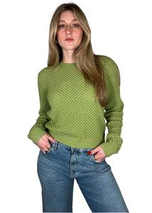 Taryn Bubble Sweater - Green