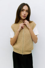 Load image into Gallery viewer, Reagan Sweater Vest - Khaki
