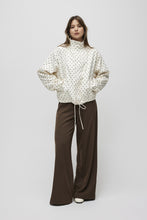 Load image into Gallery viewer, Sienna Jacket - Cream w/ Brown Polka Dots
