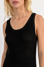 Load image into Gallery viewer, Openwork Sweater Tank- Caramel or Black
