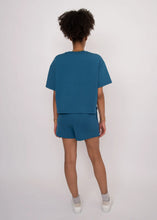 Load image into Gallery viewer, Starry Soft Knit Pull On Skort - Border Blue
