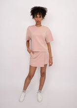 Load image into Gallery viewer, Starry Soft Knit Pull On Skort - Border Blue - Shell Pink
