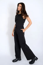 Load image into Gallery viewer, Juniva Soft Knit Jumpsuit - Black (Style 77T030SO)
