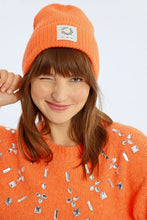 Load image into Gallery viewer, Rib Cuffed Knit Beanie

Lili Sidonio brand patch

Orange or Navy
