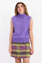 Load image into Gallery viewer, Sleeveless Mock Neck Sweater - Lilac
