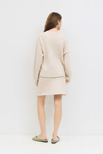 Load image into Gallery viewer, Amanda Mini Sweater Skirt - Oatmeal - Brown

