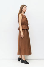 Load image into Gallery viewer, Melinda Top - Brown - Cream
