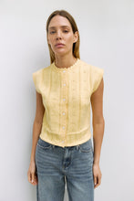 Load image into Gallery viewer, Linda Vest - Ivory - Yellow
