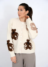 Load image into Gallery viewer, Waldra Teddy Cardigan - Beige/Cream/Brown (Style: #77S8417S)
