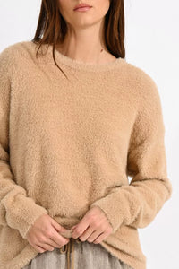 Ultra Soft Crewneck Sweater - Beige or Black