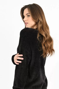 Ultra Soft Crewneck Sweater - Beige or Black