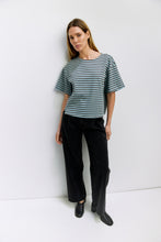 Load image into Gallery viewer, Cassandra Top - Blue/Brown

