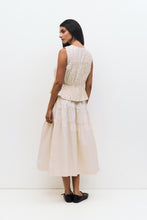 Load image into Gallery viewer, Melinda Top - Brown - Cream

