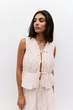 Load image into Gallery viewer, Melinda Top - Brown - Cream
