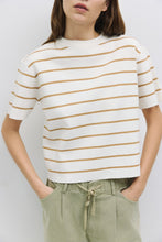 Load image into Gallery viewer, Sade Top - White/Black or Khaki/White
