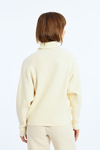 Load image into Gallery viewer, Crossover Turtleneck Sweater - Off White

