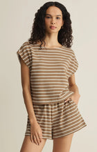 Load image into Gallery viewer, Tilly Striped Top - Rainforest - Taro
