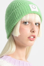 Load image into Gallery viewer, Rib Cuffed Knit Beanie  Mint
