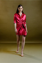 Load image into Gallery viewer, Mini Wrap Dress - Raspberry
