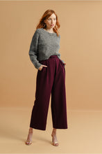 Load image into Gallery viewer, Cropped Pullover Sweater - Dark Ash Grey
