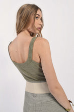 Load image into Gallery viewer, Jersey Tank - Khaki or Off White
