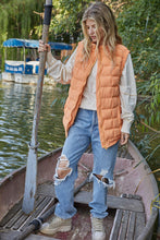 Load image into Gallery viewer, Bunny Slope Puffer Vest  Orange
