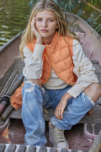 Load image into Gallery viewer, Bunny Slope Puffer Vest   Orange
