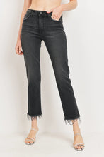 Load image into Gallery viewer, High Rise Clean Straight w/ Hem Threads
