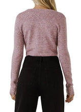 Load image into Gallery viewer, Crop Sweater Knit Cami Cardigan Combo Dusty Purple
