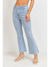 Load image into Gallery viewer, Sandy Cropped Kick Flare Jeans - Light
