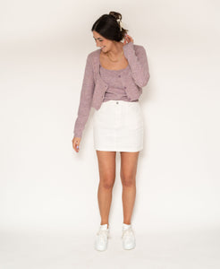 Basic Denim Mini Skirt