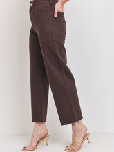 Load image into Gallery viewer, HR Utility Wide Leg Asst. Colors Espresso
