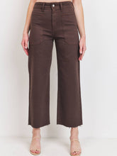 Load image into Gallery viewer, HR Utility Wide Leg Asst. Colors Espresso

