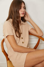 Load image into Gallery viewer, Rib Knit Romper - Nude Blush
