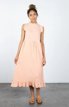 Load image into Gallery viewer, Marla Dress Peach Blush Front View
