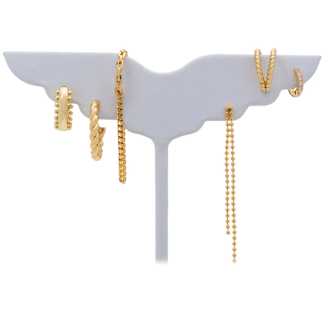 New York Stud Set Earrings