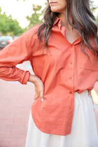 Classic Collared Shirt - Apricot