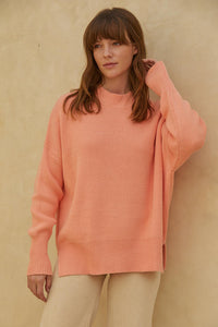 Riley Sweater - Salmon Pink