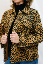 Load image into Gallery viewer, Leopard Corduroy Jacket
