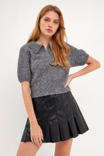 Load image into Gallery viewer, Collared Sweater - Heather Grey

